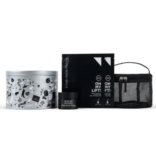 Diego Dalla Palma Women's Gift Box Oh My Lift Kit Anti-Aging Face Cream with 2 Lifting Effect Masks with Toiletry Bag Diego Dalla Palma Women's Gift Box Oh My Lift Kit Anti-Aging Face Cream with 2 Lifting Effect Masks with Toiletry Bag