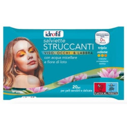 Idrofil Makeup Remover Wipes 20 Pcs With Micellar Water