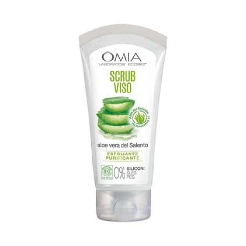 Omia Face Scrub Eco Bio with Aloe Vera Peeling and Cleansing Treatment 75ml