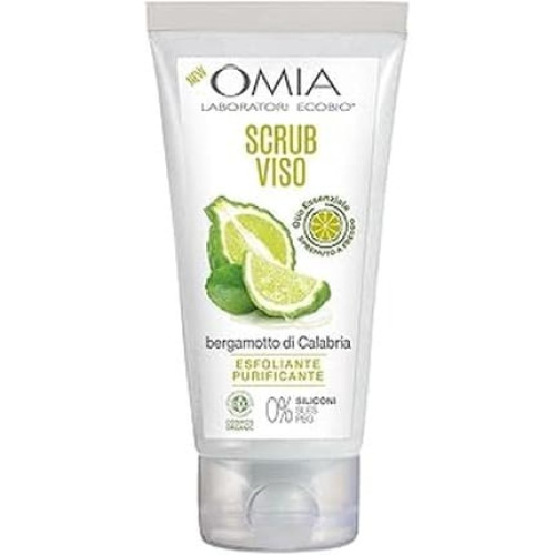 Omia Laboratori Ecobio Omia Scrub Face Exfoliating Antiimperfections With Essential Oil Of Bergamot From Calabria 75 Ml