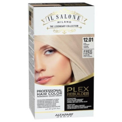 Il Salone Milano Plex Rebuilder Permanent Hair Color Cream 12.01 Iced Platinum Professional Hair Dye Kit
