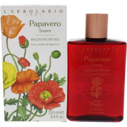 LErbolario Sweet Poppy Shower Gel for Women 8.4oz LErbolario Sweet Poppy Shower Gel for Women 8.4oz