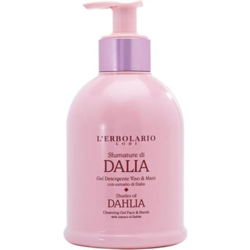 L'Erbolario Shades Of Dahlia Cleansing Gel with Exotic Sensual Formula 9.4 Oz