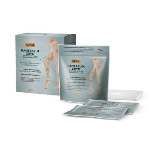 Guam Pantaslim Cryo Cold Action Ready to Use + Sauna Effect Pant, Firming Slimming Treatment 3 Treatments with Guam Seaweed, Made in Italy Guam Pantaslim Cryo Cold Action Ready to Use + Sauna Effect Pant, Firming Slimming Treatment 3 Treatments with Guam Seaweed, Made in Italy