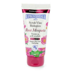 I Provençali Organic Face Scrub with Pink Musk and Wild Rose 75ml I Provençali Organic Face Scrub with Pink Musk and Wild Rose 75ml