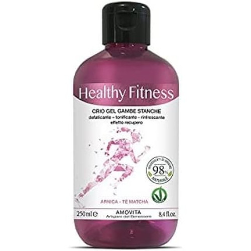 Amovita Healthy Fitness Woman Cryo Gel for Tired Legs with Arnica and Matcha Tea 250ml