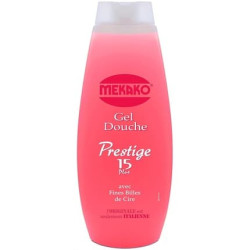Mekako Prestige 15plus Shower Gel With Fine Wax Beads 420ml Mekako Prestige 15plus Shower Gel With Fine Wax Beads 420ml