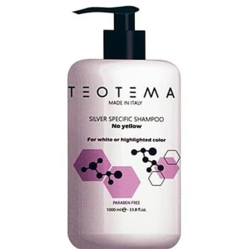 Teotema Toning Silver Shampoo No Yellow 1000ml