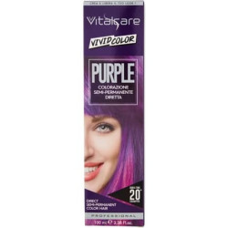 Vitalcare Vivid Professional Semi-Permanent Hair Color Dye - Purple Vitalcare Vivid Professional Semi-Permanent Hair Color Dye - Purple