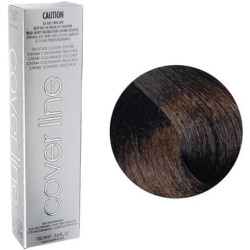 Cover Line Delicate Hair Color Permanent Cream 100ml 05.7/5T Light Tobacco Brown Cover Line Delicate Hair Color Permanent Cream 100ml 05.7/5T Light Tobacco Brown