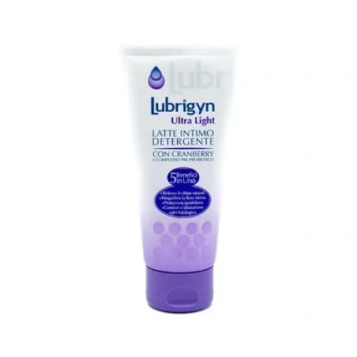 Uniderm Farmaceutici Lubrigyn Ultra Light Intimate Cleansing Milk 200 Ml