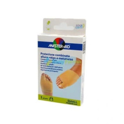 Pietrasanta Pharma Master Aid Foot Care Combined Protection For Hallux Valgus And Metatarsus Small 75x82x10 Mm