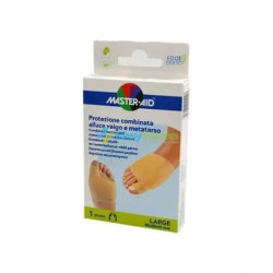 Pietrasanta Pharma Master Aid Foot Care Combined Protection For Hallux Valgus And Metatarsus Large Size 88x95x10 Mm