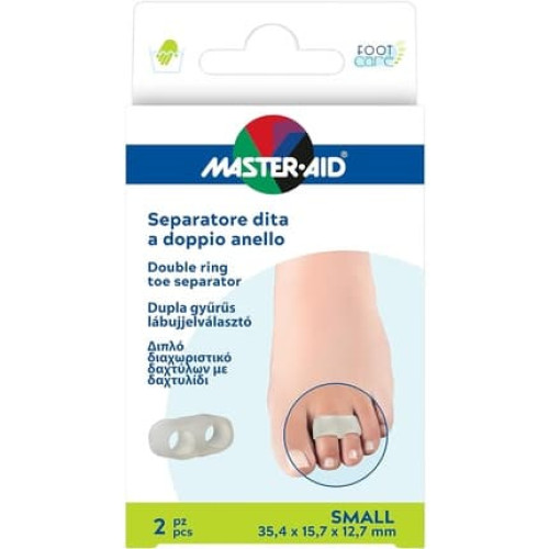 FOOTCARE Fingertrenner Doppelring Small