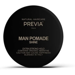 Previa Man Pomade Shine Extra Strong Hold with Organic Absinthe