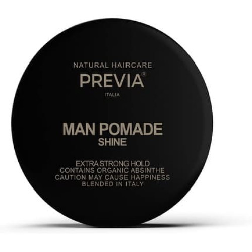 Previa Man Pomade Shine Extra Strong Hold with Organic Absinthe