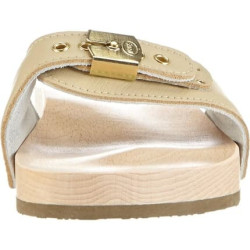Scholl Pescura Flat Sand Unisex Clogs 11 UK Beige Sand