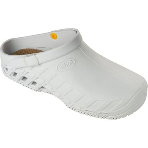 Scholl Unisex Clog Evohealth Care Professional Shoe 115 UK White