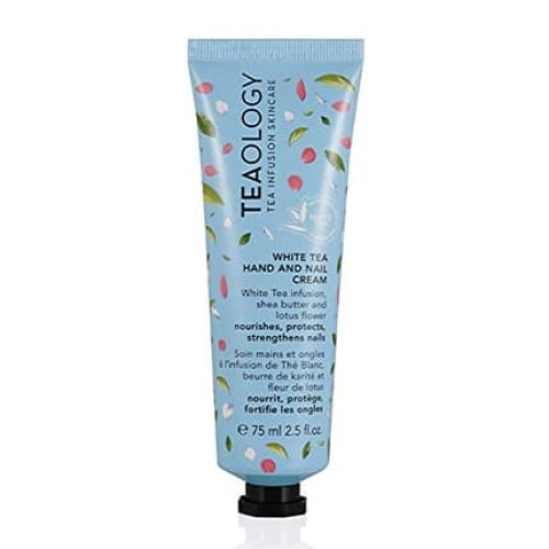 Teaology White Tea Hand and Nail Cream 75ml - Natural and Vegan Hand and Nail Care Teaology White Tea Hand and Nail Cream 75ml - Natural and Vegan Hand and Nail Care