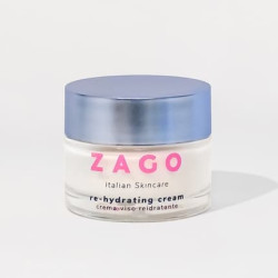 ZAGO Milano Moisturizing Face Cream Re-Hydrating Cream with Hyaluronic Acid Italian Skincare ZAGO Milano Moisturizing Face Cream Re-Hydrating Cream with Hyaluronic Acid Italian Skincare