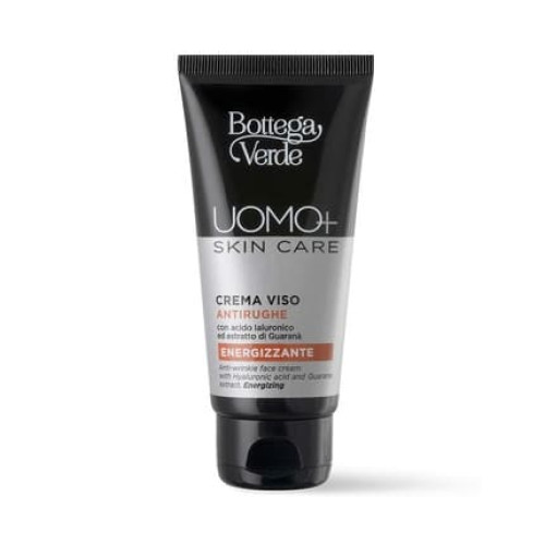 Bottega Verde UOMO+ Face Cream Anti-Wrinkle Energizing with Hyaluronic Acid and Guarana Extract 50ml