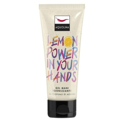 Aquolina Hand Sanitizer Gel 75ml Lemon Power
