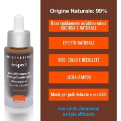 Helan Vogliadisole Respect Hyaluronic Acid Face Serum Self Tanning Helan Vogliadisole Respect Hyaluronic Acid Face Serum Self Tanning