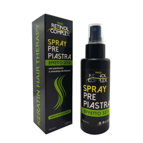 Heat Protection Spray with Silk Effect with Panthenol and Hydrolyzed Keratin Thermal Hair Protection Spray