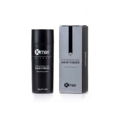 Kmax Concealing Hair Fibers Keratin Hair Fibers Hair Powder for Hair Thickening Effect Hair Fibers for Covering Hair Loss Economy Size 32g Black