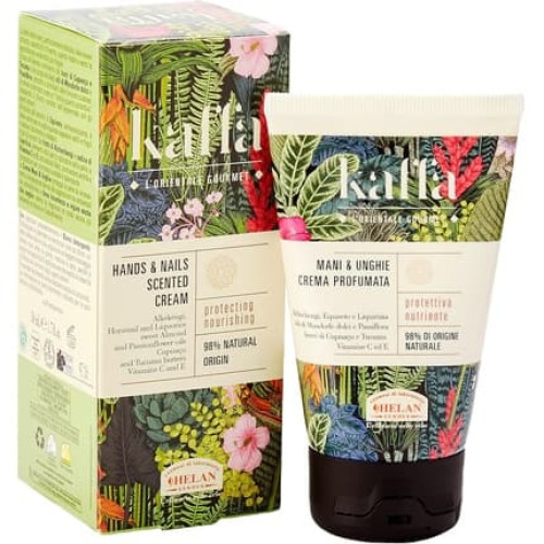 Helan Kaffa Hand Cream and Nail Strengthener with Sweet Almond Oil and Vitamin C