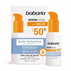 Babaria Babaria Solar Hyaluronic Acid Facial Serum Spf 50 30ml