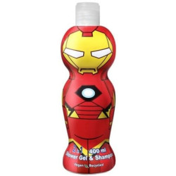 Marvel Iron Man 2-in-1 Vegan Shower Gel and Shampoo 400ml Marvel Iron Man 2-in-1 Vegan Shower Gel and Shampoo 400ml