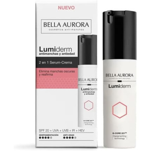 Bella Aurora Lumiderm 2-in-1 Antistain and Anti-Aging Serum Cream