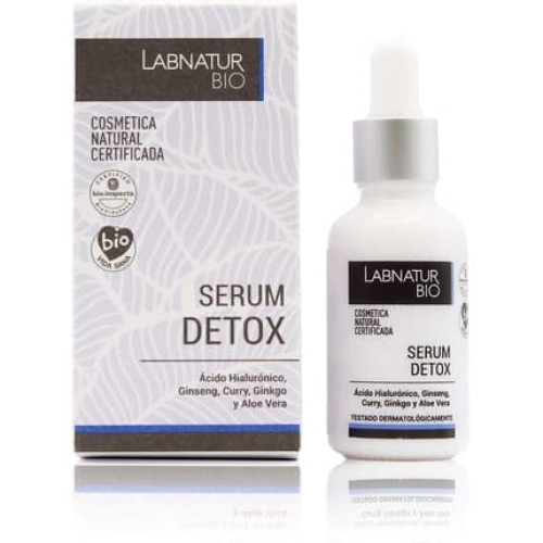 Detox Facial Serum 30ml with Hyaluronic Acid, Ginseng, and Aloe Vera
