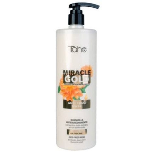 Tahe Miracle Gold Anti-Frizz Mask For Thick Hair 1000ml