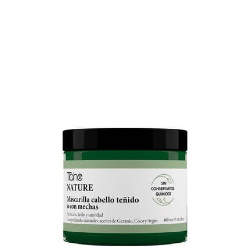 Tahe Nature Hair Mask For Dyed Or Highlighted Hair 400ml