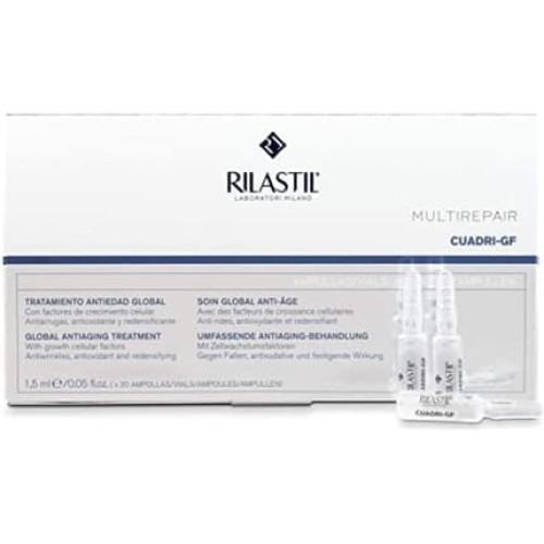 Rilastil Multirepair Cuadri GF Anti-Aging Facial Ampoules Repair and Moisturising Treatment 30 Units
