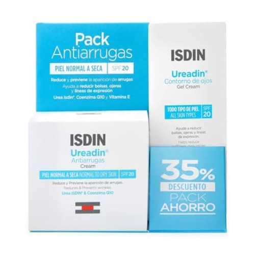 Isdin Ureadin Anti-Wrinkle Facial Cream SPF 20 50ml with Contour Gel Cream