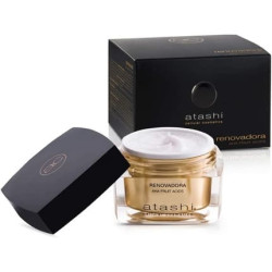 Atashi Anti-Aging Renewal Cream with AHA Fruit Acids DNA Repair and Cell Renewal Anti-Stress and Calming Effect