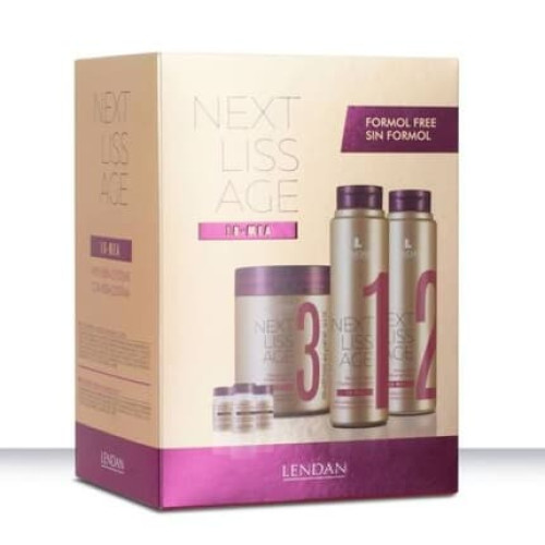 Lendan Next Liss Age Pack Professional Straightening with Kera-Cysteine