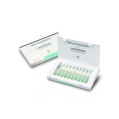 Bruno Vassari Pure Solutions Niacinamide Purifying Ampoules Treatment Serum For Oiliness For Face 10 Pieces 3 Milliliters Each