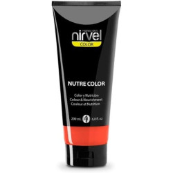 Nirvel NUTRE COLOR FLUOR Coral 200ml Professional Mask - Temporary Coloring, Nutrition, and Brightness Nirvel NUTRE COLOR FLUOR Coral 200ml Professional Mask - Temporary Coloring, Nutrition, and Brightness