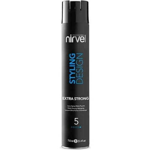 Nirvel Styling Design Extra Strong Lacquer Spray 750ml - Size 5