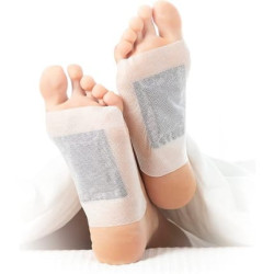 Lavander InnovaGoods Detox Foot Plasters with Natural Ingredients Pack of 10