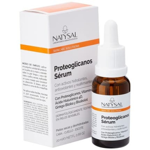 Proteoglycans Serum 20ml with Vitamin C, Hyaluronic Acid, Ginkgo Biloba, and Bisabolol for Dry and Dehydrated Skin - Made in Spain Proteoglycans Serum 20ml with Vitamin C, Hyaluronic Acid, Ginkgo Biloba, and Bisabolol for Dry and Dehydrated Skin - Made in Spain