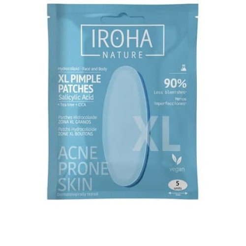 Iroha Hydrocolloid Patches Xl For Acne Prone Skin 5 Units