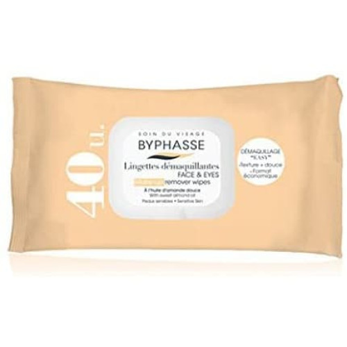 Byphasse Toallitas Desmaquillante Piel Sensibles 40 Unidades