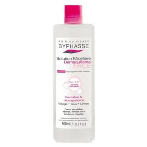 Byphasse Micellar Make Up Remover Solution Sensitive Skin 500ml