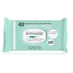 Byphasse Byphasse Makeup Remover Wipes Aloe Vera Sensitive Skin 40 Units