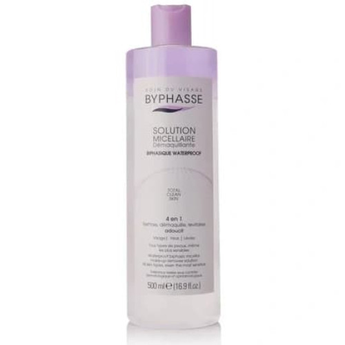 Byphasse Micellar Makeup Remover Solution Biphase Waterproof 500ml
